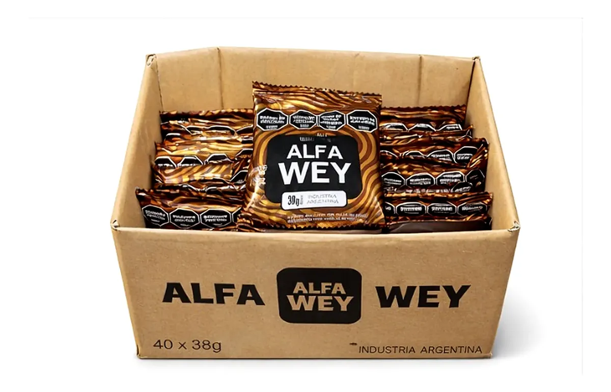 Caja X 40 Alfajor Capricho Alfa Wey Con Dulce De Leche 38gr X 1/2 Pallet - Imagen 2
