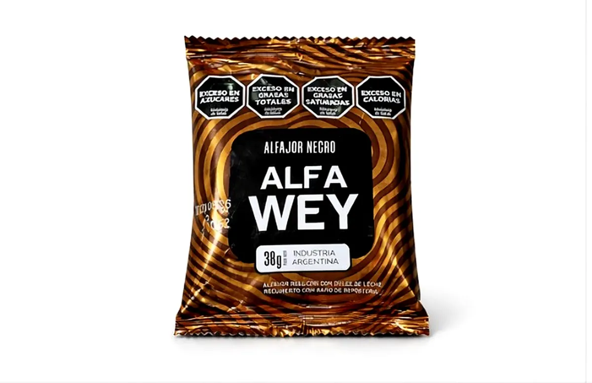Caja X 40 Alfajor Capricho Alfa Wey Con Dulce De Leche 38gr X 1/2 Pallet